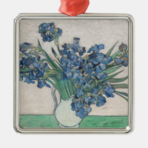 Ornement Carré Argenté Iris de Vincent van Gogh , 1890