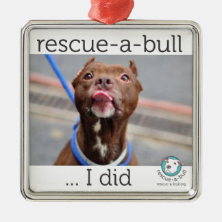 Ornement Carré Argenté J'ai ornementé (personnalisable)