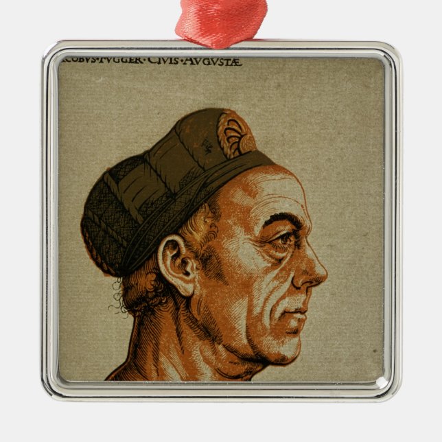 Ornement Carré Argenté Jakob Fugger (Devant)