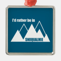 Je préférerais être à Snoqualmie dans la montagne