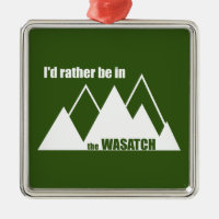 Je Préférerais Être Dans Les Montagnes Wasatch