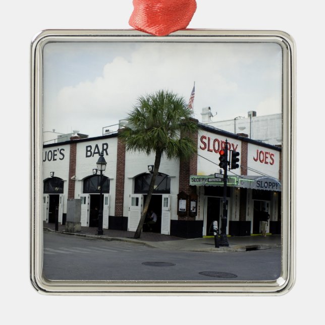 Ornement Carré Argenté Joe désordonné (Devant)