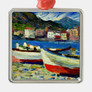 Ornement Carré Argenté Kandinsky - Rapallo Boats,