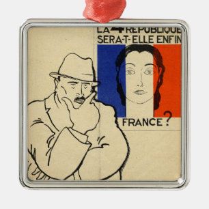 Ornement Carré Argenté La 4ème République sera-t-elle toujours la Franc