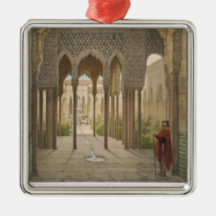 Ornement Carré Argenté La cour des lions, Alhambra, Grenade, 185