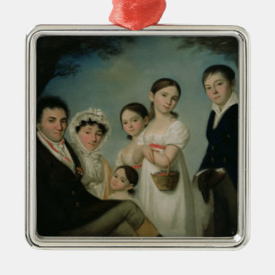 Ornement Carré Argenté La famille de Boratynsky, 1816