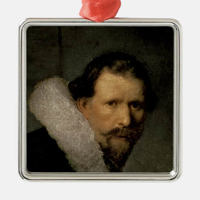 Ornement Carré Argenté La leçon d'anatomie de Dr. Nicolaes Tulp, 1632 (Devant)