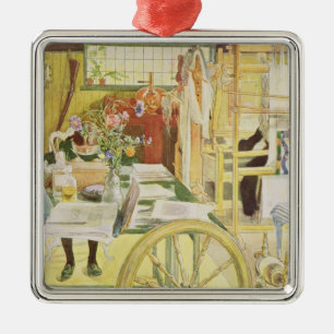 Ornement Carré Argenté La salle de travail, pub. dans "Lasst Licht Hinin"