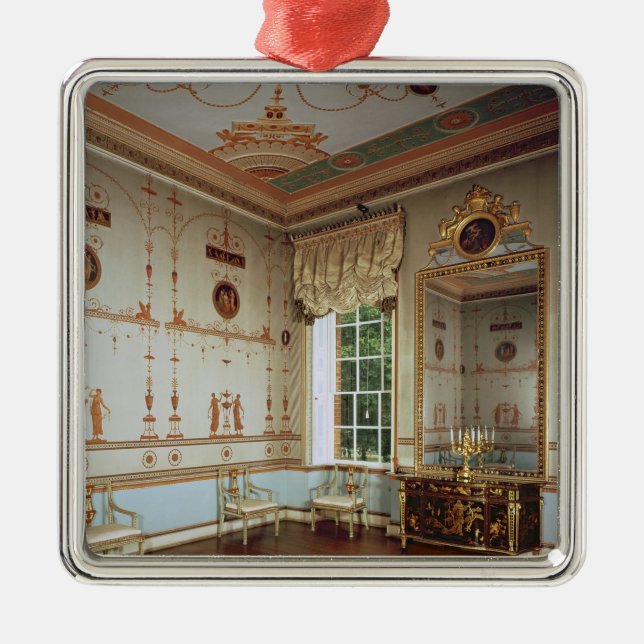 Ornement Carré Argenté La salle d'Etruscan (Devant)