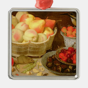 Ornement Carré Argenté La vie toujours