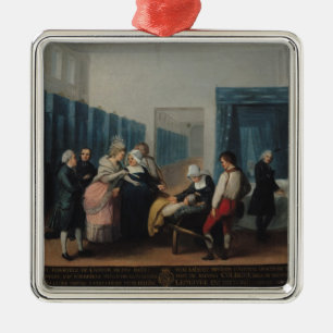 Ornement Carré Argenté La visite de Monsieur et de Madame Necker