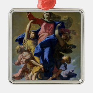 Ornement Carré Argenté L'acceptation de la Vierge, 1649-50