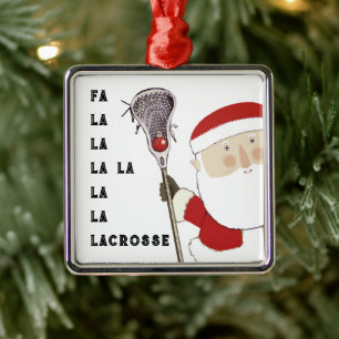 Ornement Carré Argenté Lacrosse Collection