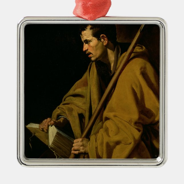 Ornement Carré Argenté L'apôtre St Thomas, c.1619-20 (Devant)