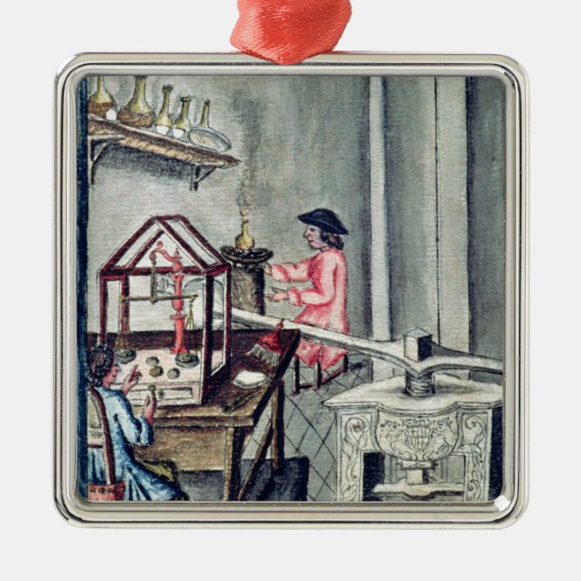 Ornement Carré Argenté L'atelier des orfèvres, d'un orfèvre b (Devant)