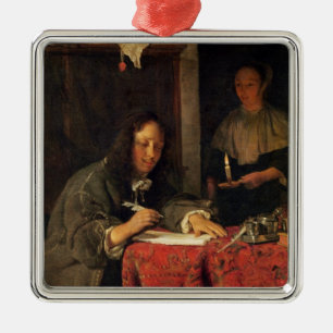 Ornement Carré Argenté L'auteur