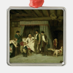 Ornement Carré Argenté L'avertissement final, 1886