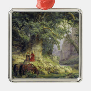 Ornement Carré Argenté Le chêne de mille ans (par Karl Laling)