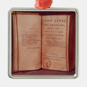 Ornement Carré Argenté Le code napoléonien