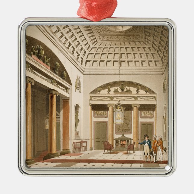 Ornement Carré Argenté Le Hall, Chambre de Carlton (Devant)