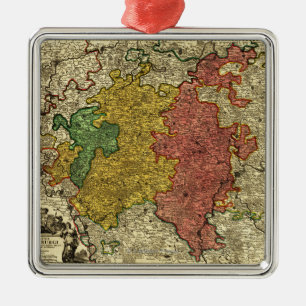 Ornement Carré Argenté Le Luxembourg MapLuxembourg panoramique