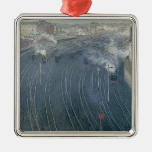 Ornement Carré Argenté Le Luxembourg Station, Bruxelles, 1903