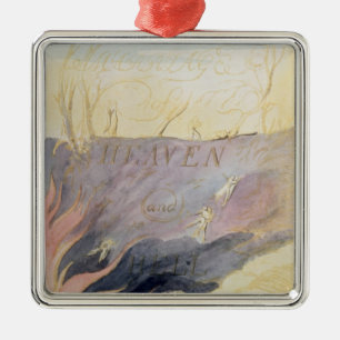 Ornement Carré Argenté Le mariage du ciel et de l'enfer