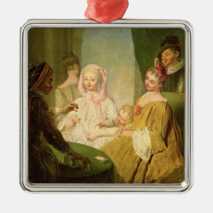 Ornement Carré Argenté Le prestidigitateur, 1720-25
