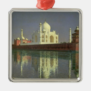 Ornement Carré Argenté Le Taj Mahal, 1874-76
