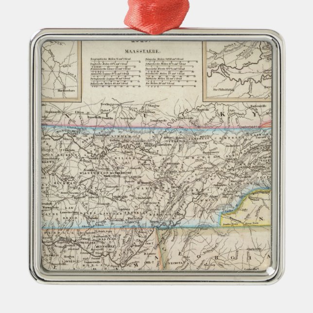 Ornement Carré Argenté Le Tennessee 6 (Devant)