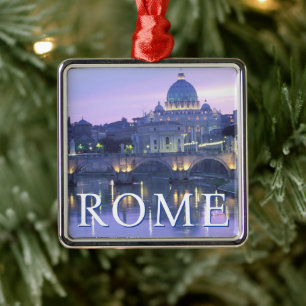Ornement Carré Argenté Le Vatican Rome, Italie