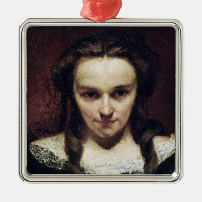 Ornement Carré Argenté Le voyant ou, le somnambule, c.1865 (Devant)