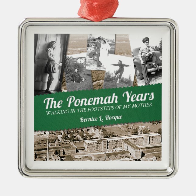 Ornement Carré Argenté Les années Ponemah... (Devant)