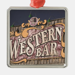 Ornement Carré Argenté Les Etats-Unis, Nouveau Mexique, Cloudcroft :