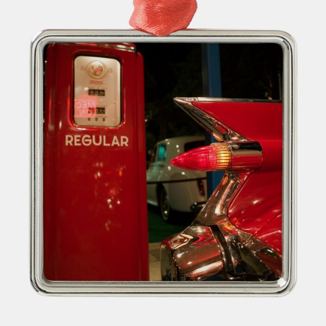 Ornement Carré Argenté Les Etats-Unis, Tennessee, Memphis, Elvis Presley (Devant)