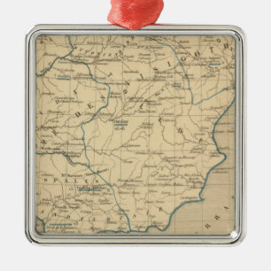 Ornement Carré Argenté L'Espagne 585 a 756