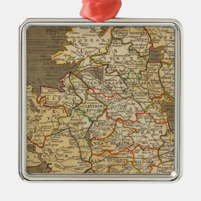 Ornement Carré Argenté L'Irlande 8 (Devant)