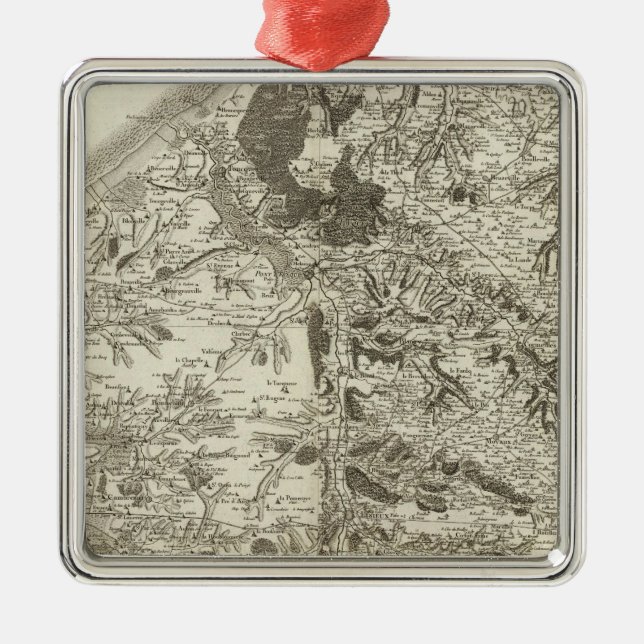 Ornement Carré Argenté Lisieux, Honfleur (Devant)