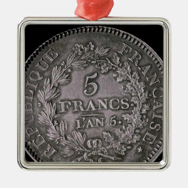 Ornement Carré Argenté Livre de vingt sols (Devant)