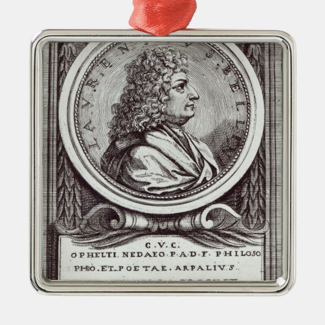 Ornement Carré Argenté Lorenzo Bellini (Devant)