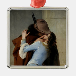 Ornement Carré Argenté L'ornement Kiss / Il Bacio
