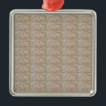 Ornement Carré Argenté Love Heart Sea Shell Beach Hearts Seashells été<br><div class="desc">Love Heart Sea Shell Beach Hearts Seashells été</div>