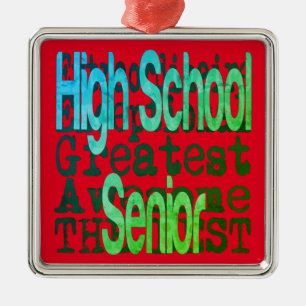 Ornement Carré Argenté Lycée Extraordinaire