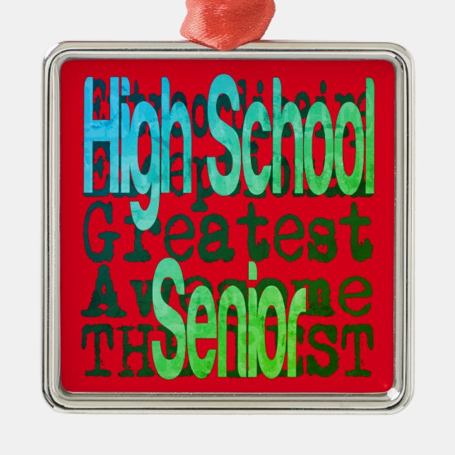 Ornement Carré Argenté Lycée Extraordinaire (Devant)