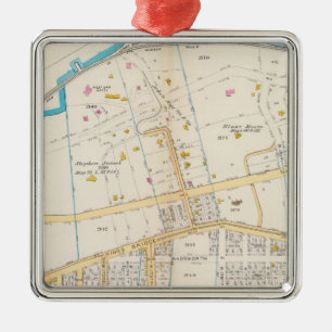 Ornement Carré Argenté Manhattan, New York 5