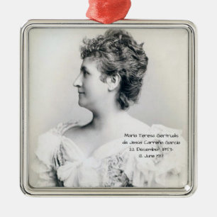 Ornement Carré Argenté María Teresa Gertrudis de Jesús Carreño García