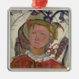 Ornement Carré Argenté Marie Vassilieff