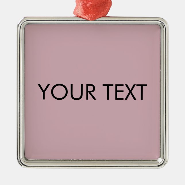 Ornement Carré Argenté Marque professionnelle moderne personnalisée Nom r (Devant)