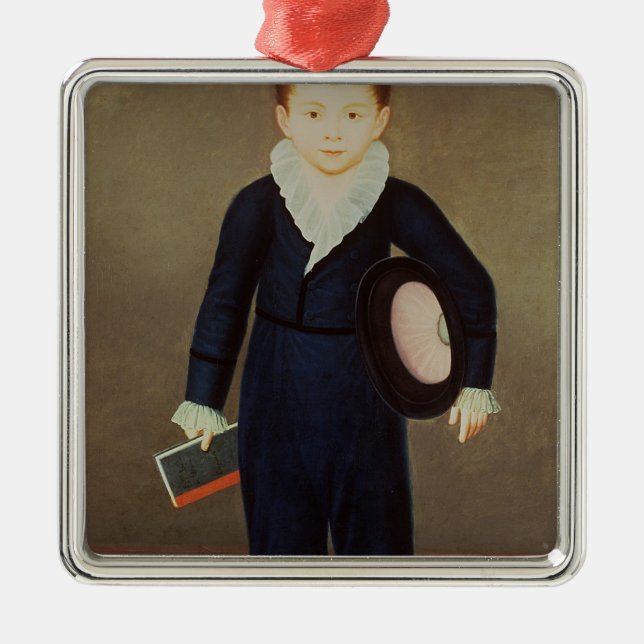 Ornement Carré Argenté Marques de Penafiel, fils du duc d'Osuna (Devant)