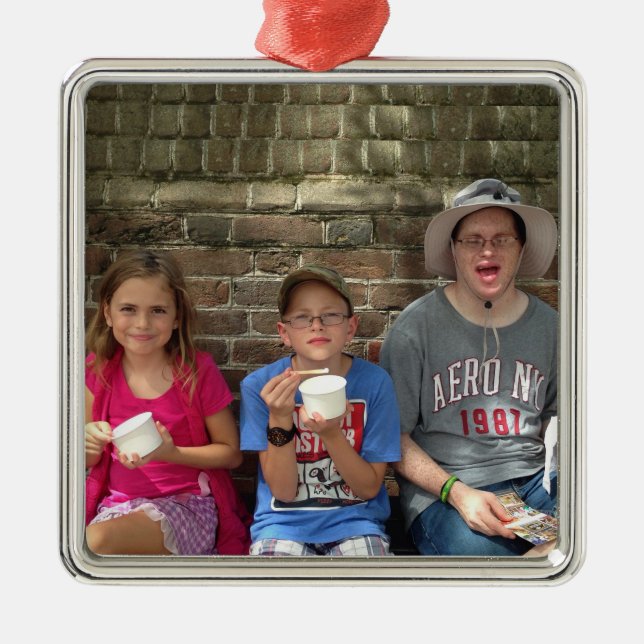 Ornement Carré Argenté Matt 2016 (Devant)